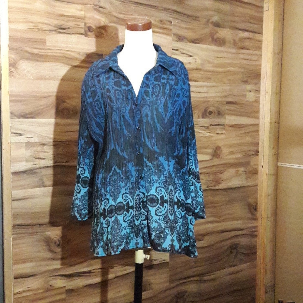 Button up dress shirt.